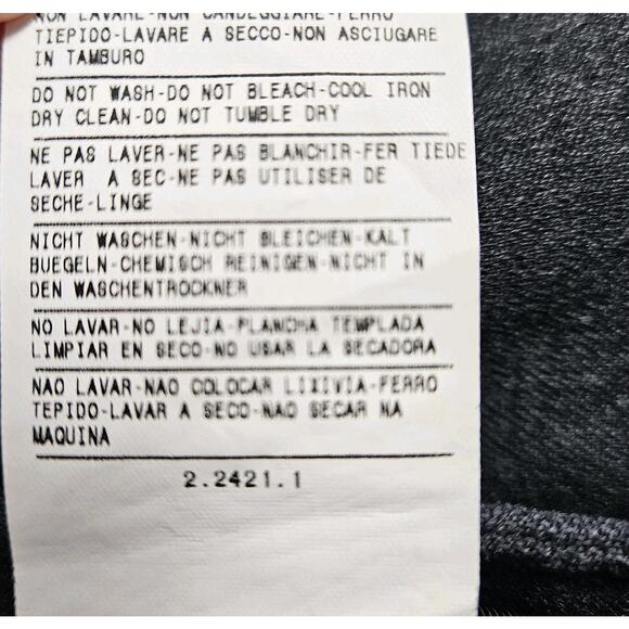 Made In Italy Of Benetton Blazer Jacket 3 Button Front Wool Blend Size 42 (US 6) - Picture 8 of 8